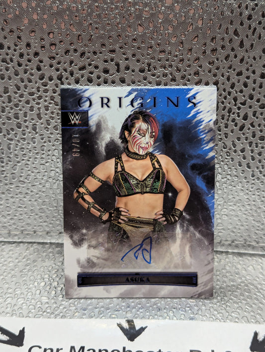 2021 Panini Chronicles Origins Asuka WWE Card Auto /49 FRENLY BRICKS - Open 7 Days