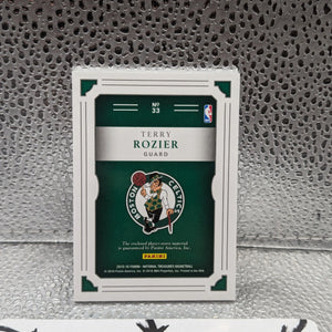 2015-16 Panini National Treasures NBA Material Terry Rozier Patch #'d /25 Rookie FRENLY BRICKS - Open 7 Days