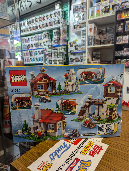 LEGO Creator 31025 Mountain Hut 3 in 1. New In Box. Retired 2014 Set. FRENLY BRICKS - Open 7 Days