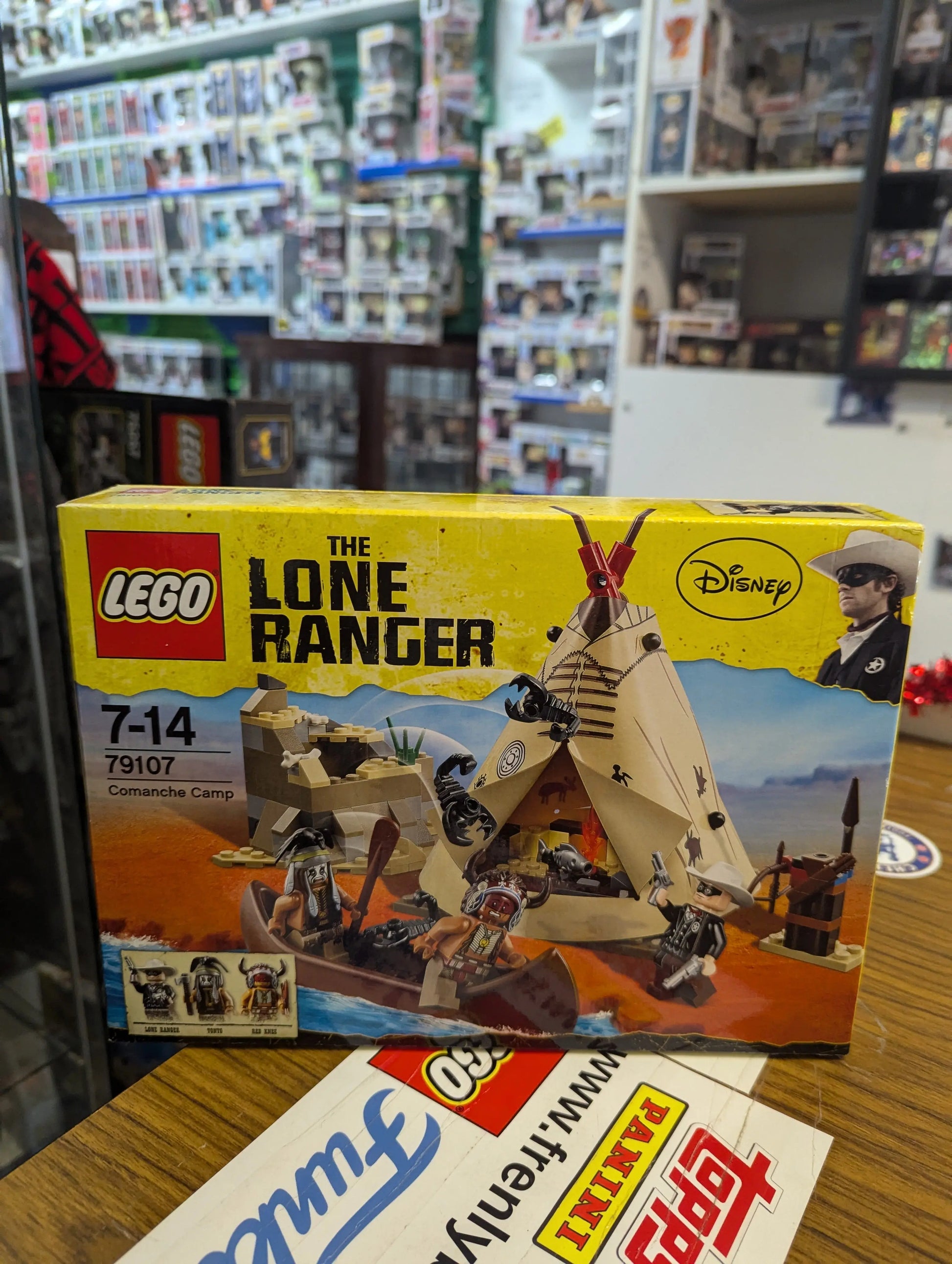 Lego The Lone Ranger 79107 COMANCHE CAMP Indians Western Teepee Minifigs NISB FRENLY BRICKS - Open 7 Days