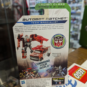 Transformers Prime Cyberverse Autobot  Ratchet Figure Tech Battle Blade Series 2 FRENLY BRICKS - Open 7 Days