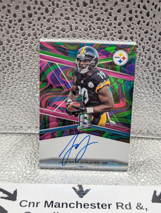 PANINI NFL 2018 JuJu Smith Schuster Spectra Auto 4/4 FRENLY BRICKS - Open 7 Days