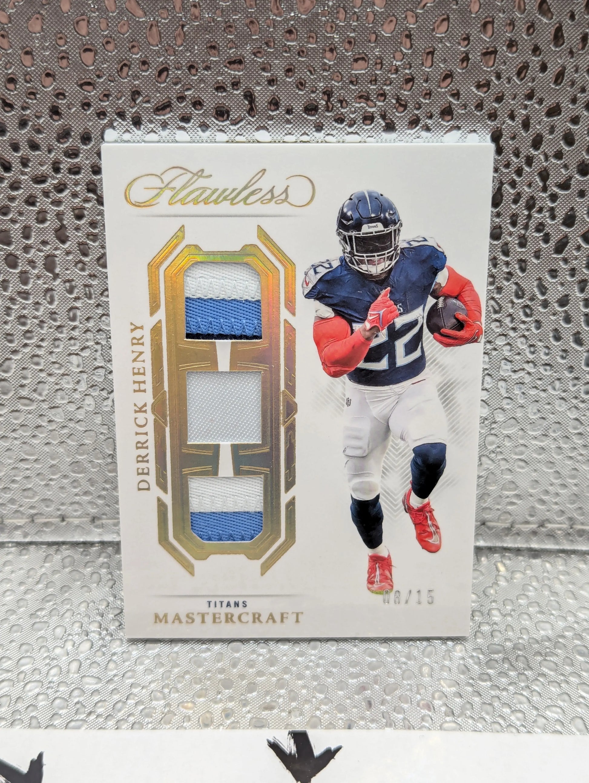 Panini 2023 Flawless Derrick Henry Triple Patch /15 FRENLY BRICKS - Open 7 Days