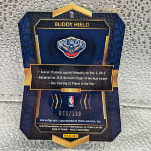 2016-17 Panini Select Die-Cut Rookie Auto /199 Buddy Hield #11 Auto RC FRENLY BRICKS - Open 7 Days