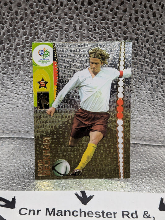 Beckham 2006 World Cup Germany Panini Card FOIL FRENLY BRICKS - Open 7 Days