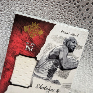 2016-17 Panini Court Kings Glen Rice Sketches & Swatches Relic Auto /125 FRENLY BRICKS - Open 7 Days