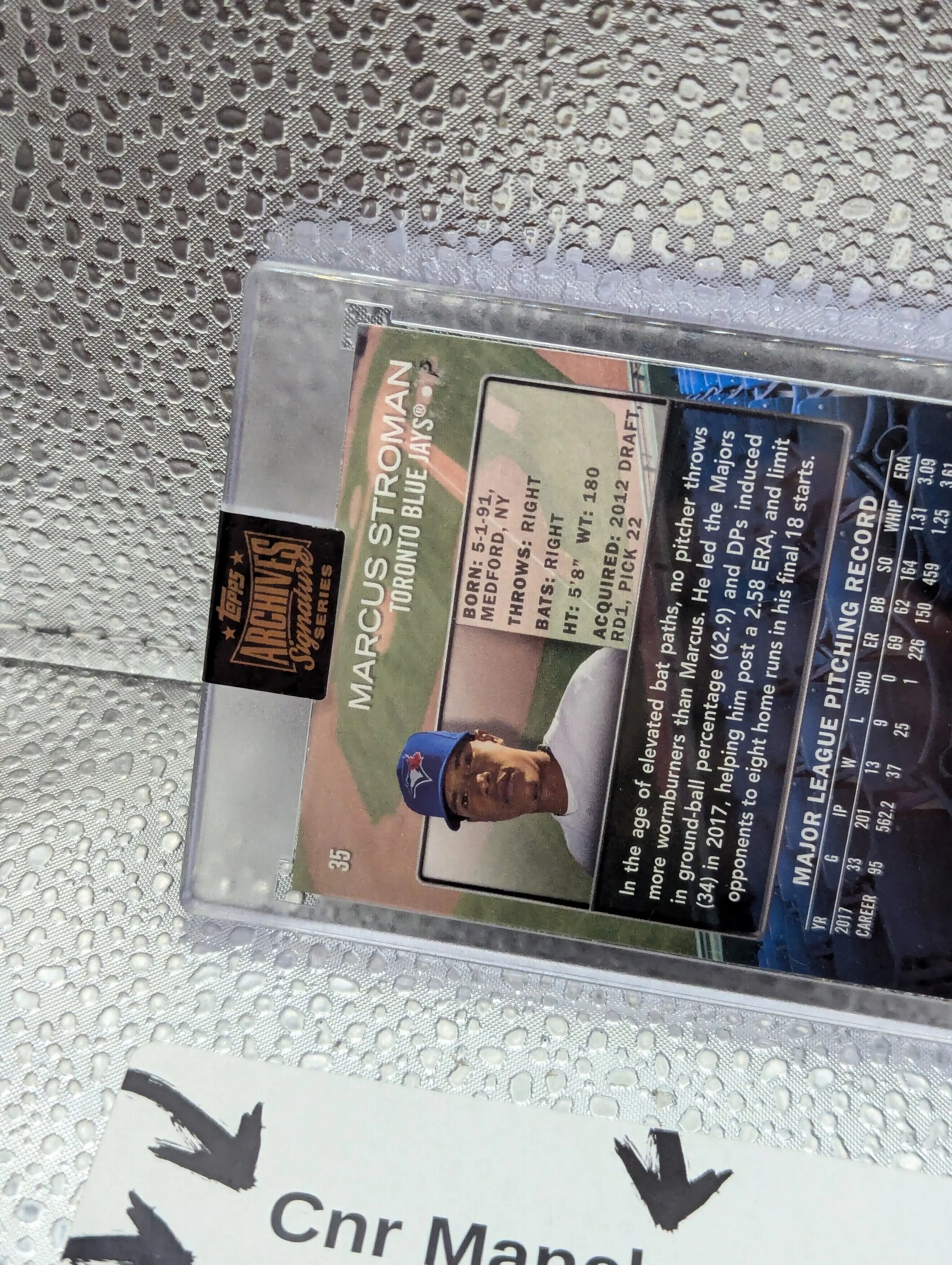 TOPPS Stadium Club Marcus Stroman 1/1 On Card Auto Baseball Card Signature Series FRENLY BRICKS - Open 7 Days