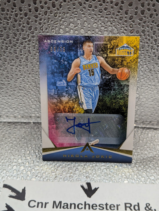 2017-18 Panini Ascension Auto /75 Nikola Jokic #6 Auto FRENLY BRICKS - Open 7 Days