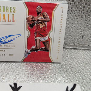 2021-22 Panini National Treasures Dominique Wilkins Gold NBA Greats Auto /10 FRENLY BRICKS - Open 7 Days