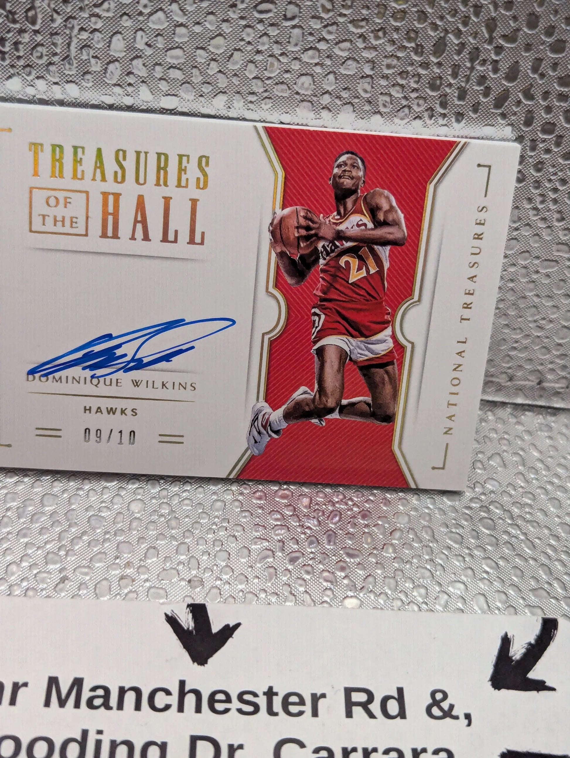 2021-22 Panini National Treasures Dominique Wilkins Gold NBA Greats Auto /10 FRENLY BRICKS - Open 7 Days