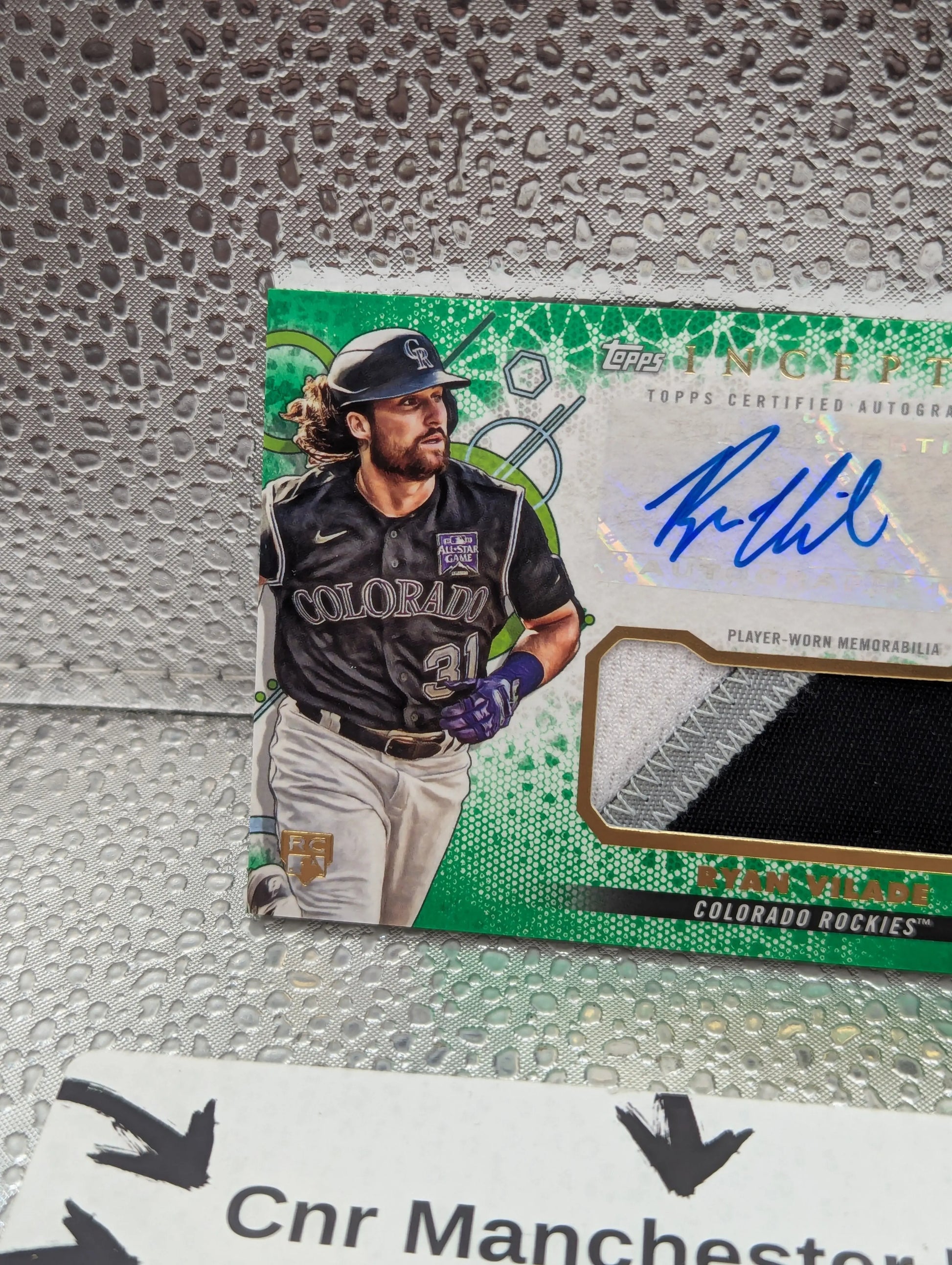 2022 Topps Inception RYAN VILADE Rookie RC Auto Patch Green /99 #IAP-RVI ROCKIES FRENLY BRICKS - Open 7 Days