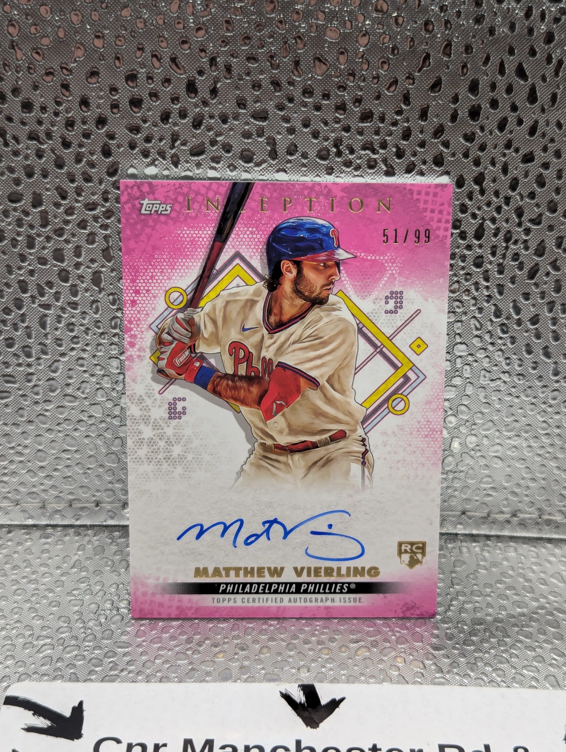 2022 Topps Inception MATTHEW VIERLING Rookies & Stars Magenta Auto /99 RC FRENLY BRICKS - Open 7 Days
