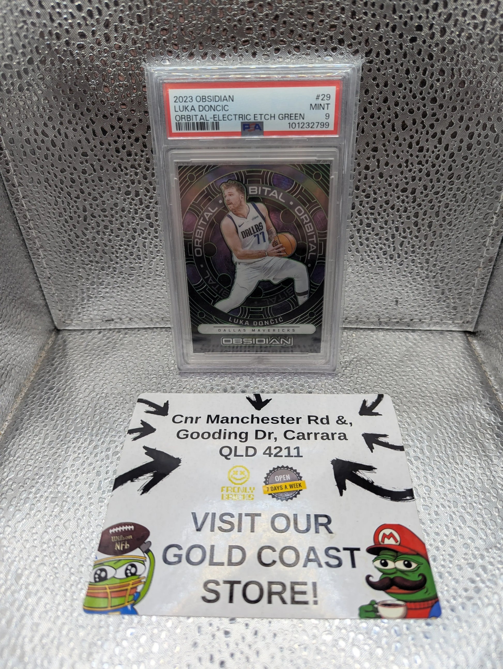 2023-24 Panini Obsidian Luka Doncic Orbital /25 PSA 9 FRENLY BRICKS - Open 7 Days