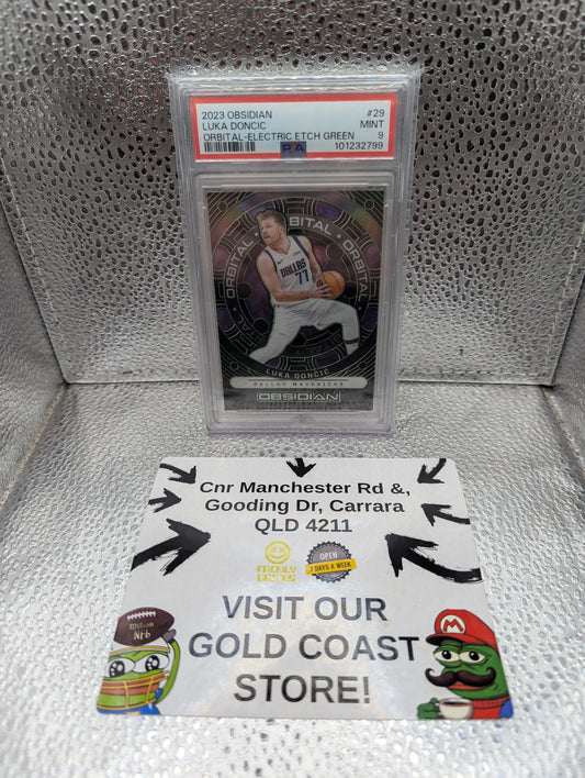 2023-24 Panini Obsidian Luka Doncic Orbital /25 PSA 9 FRENLY BRICKS - Open 7 Days