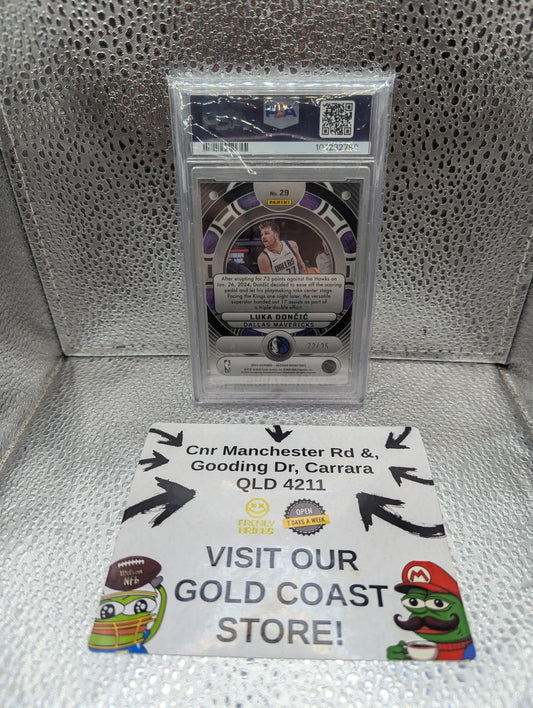 2023-24 Panini Obsidian Luka Doncic Orbital /25 PSA 9 FRENLY BRICKS - Open 7 Days