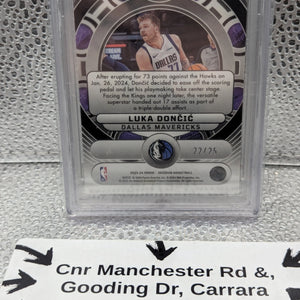 2023-24 Panini Obsidian Luka Doncic Orbital /25 PSA 9 FRENLY BRICKS - Open 7 Days