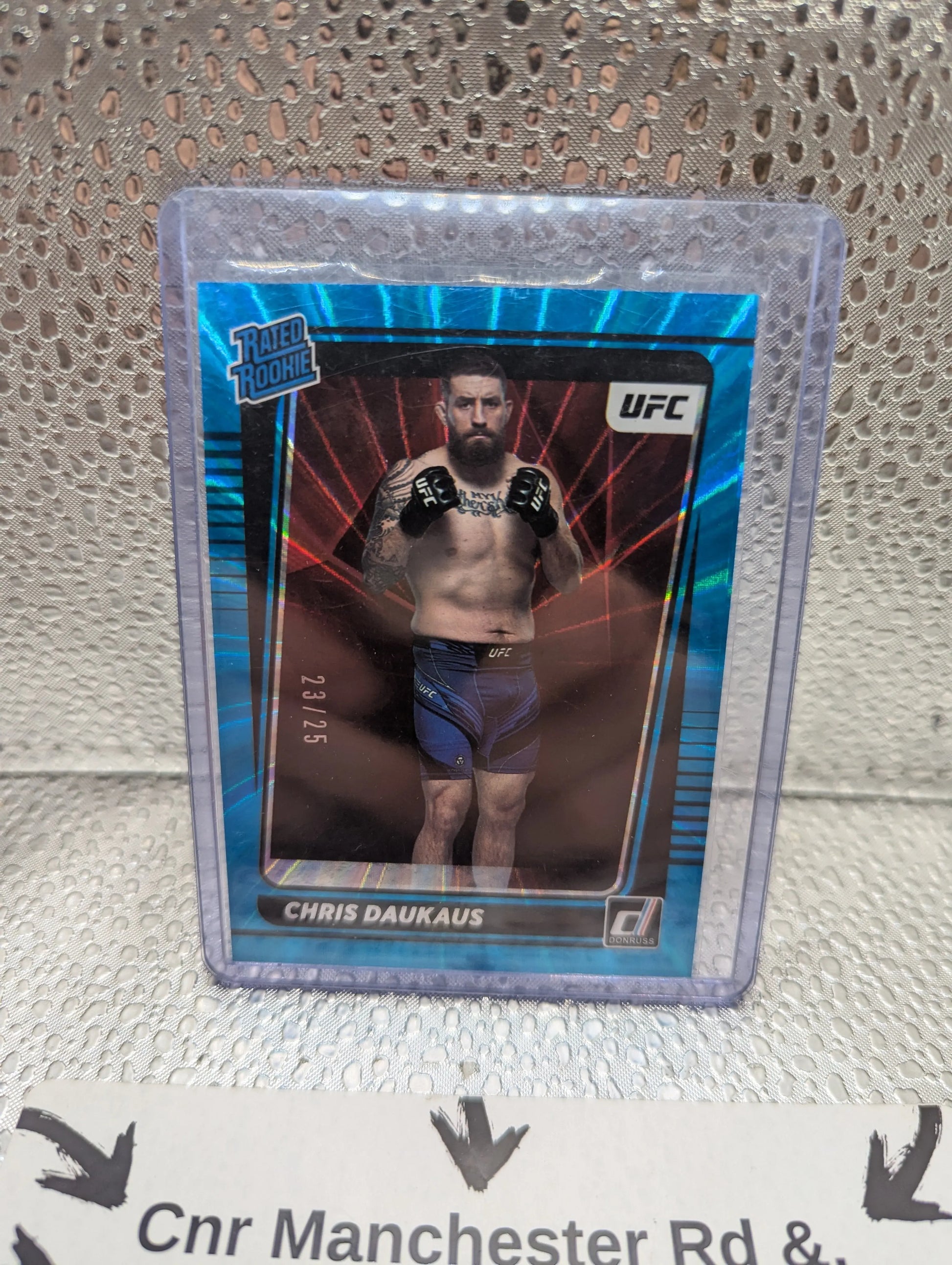 2022 Chris Daukaus Donruss Rated Rookie Blue Lazer /25 FRENLY BRICKS - Open 7 Days