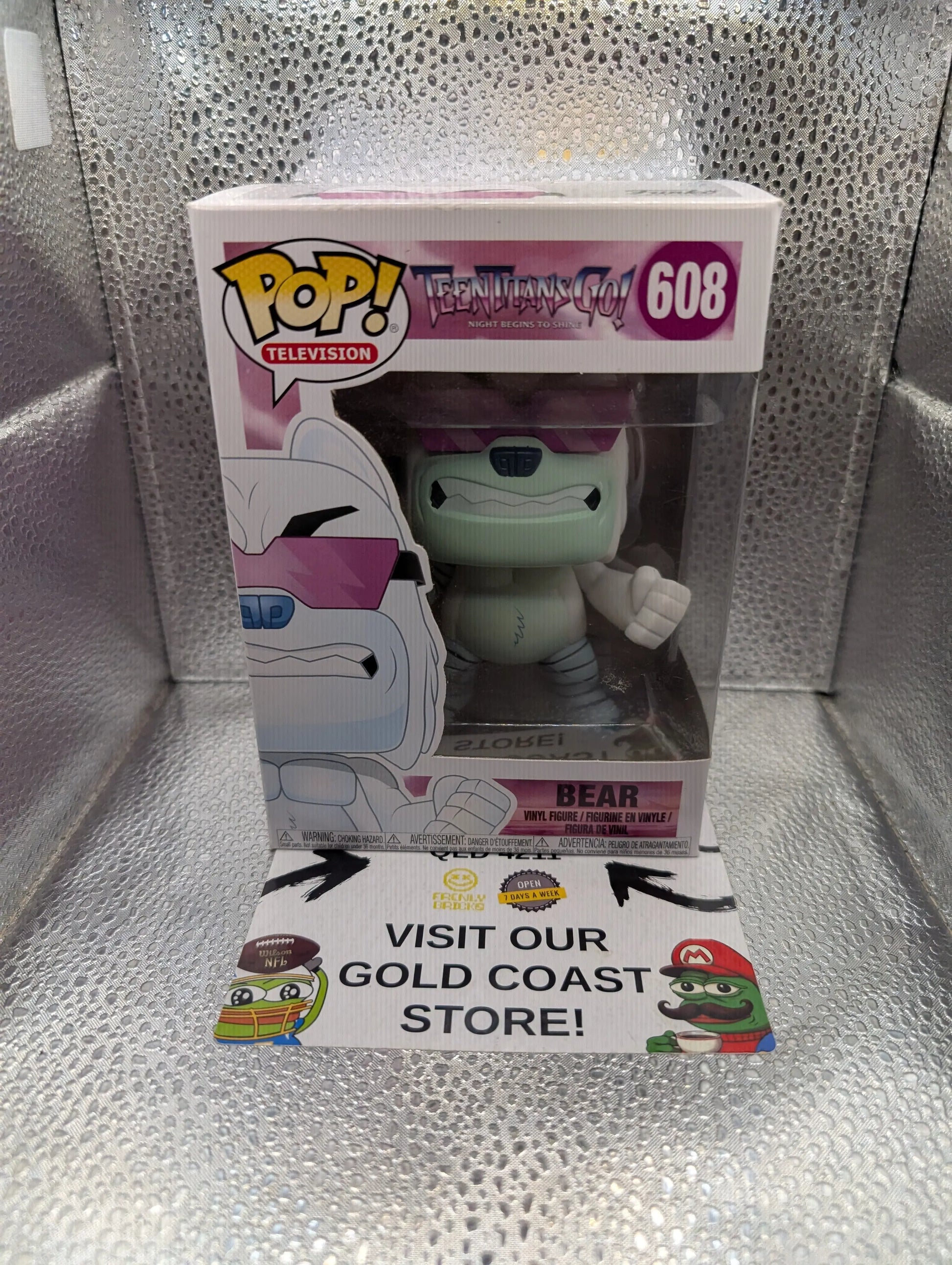 Funko Pop Bear Teen Titans Go #608 POP Vinyl Figure VAULTED FRENLY BRICKS - Open 7 Days