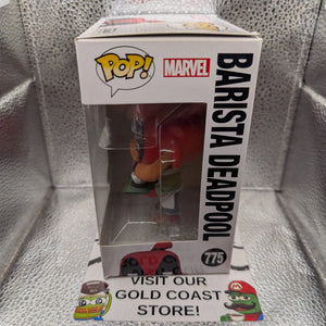 Funko POP! Marvel: Deadpool - Barista Deadpool #775 FRENLY BRICKS - Open 7 Days