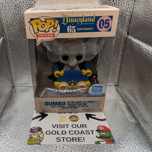 Pop! Trains 05 Dumbo on the Casey Jr Train Disneyland 65th Funko Limited Ed FRENLY BRICKS - Open 7 Days