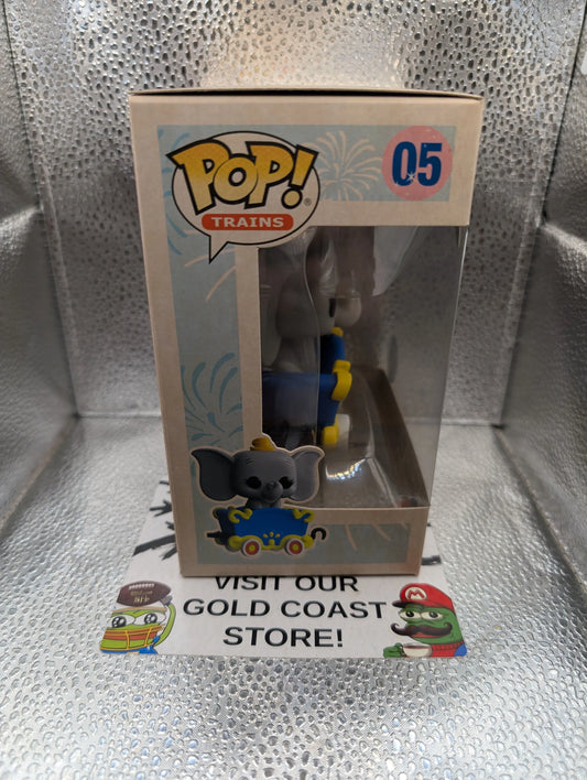 Pop! Trains 05 Dumbo on the Casey Jr Train Disneyland 65th Funko Limited Ed FRENLY BRICKS - Open 7 Days