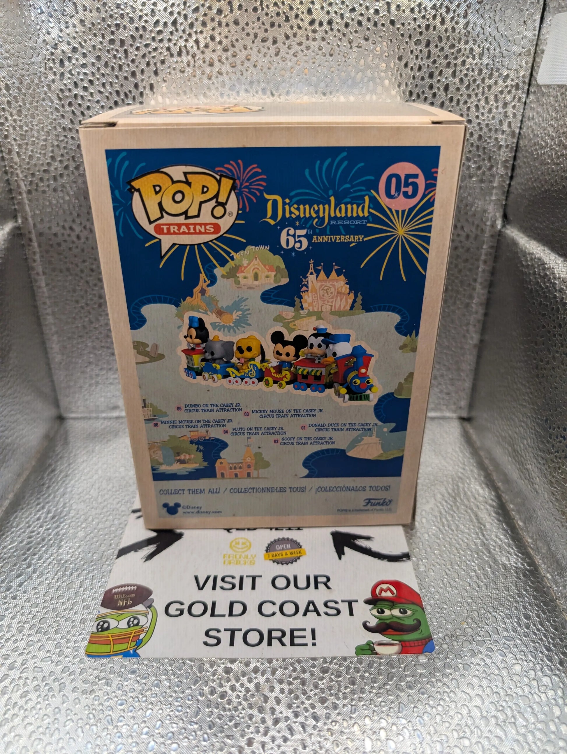 Pop! Trains 05 Dumbo on the Casey Jr Train Disneyland 65th Funko Limited Ed FRENLY BRICKS - Open 7 Days