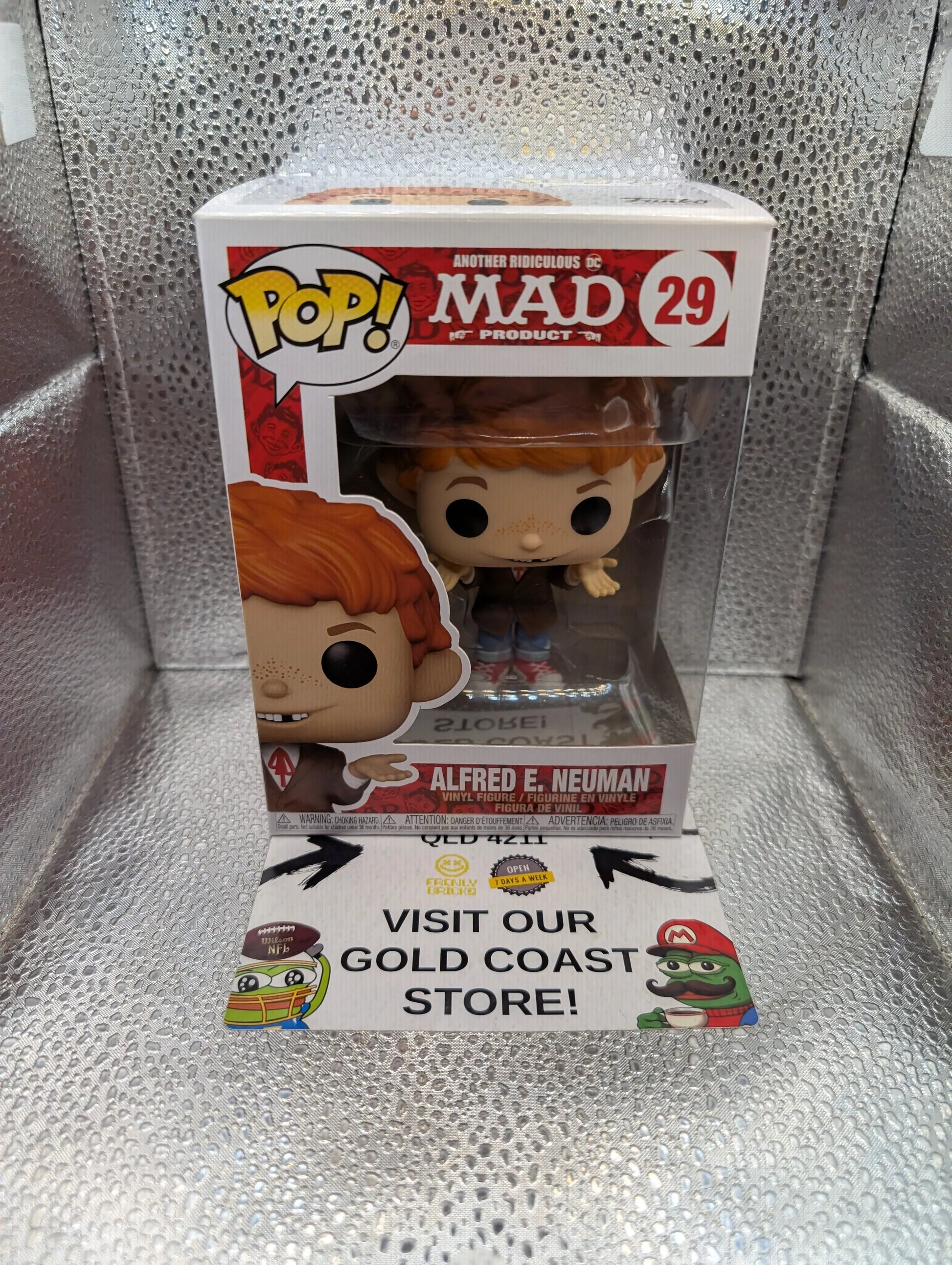 MAD Magazine Alfred E Neuman Funko Pop! Vinyl 29 FRENLY BRICKS - Open 7 Days