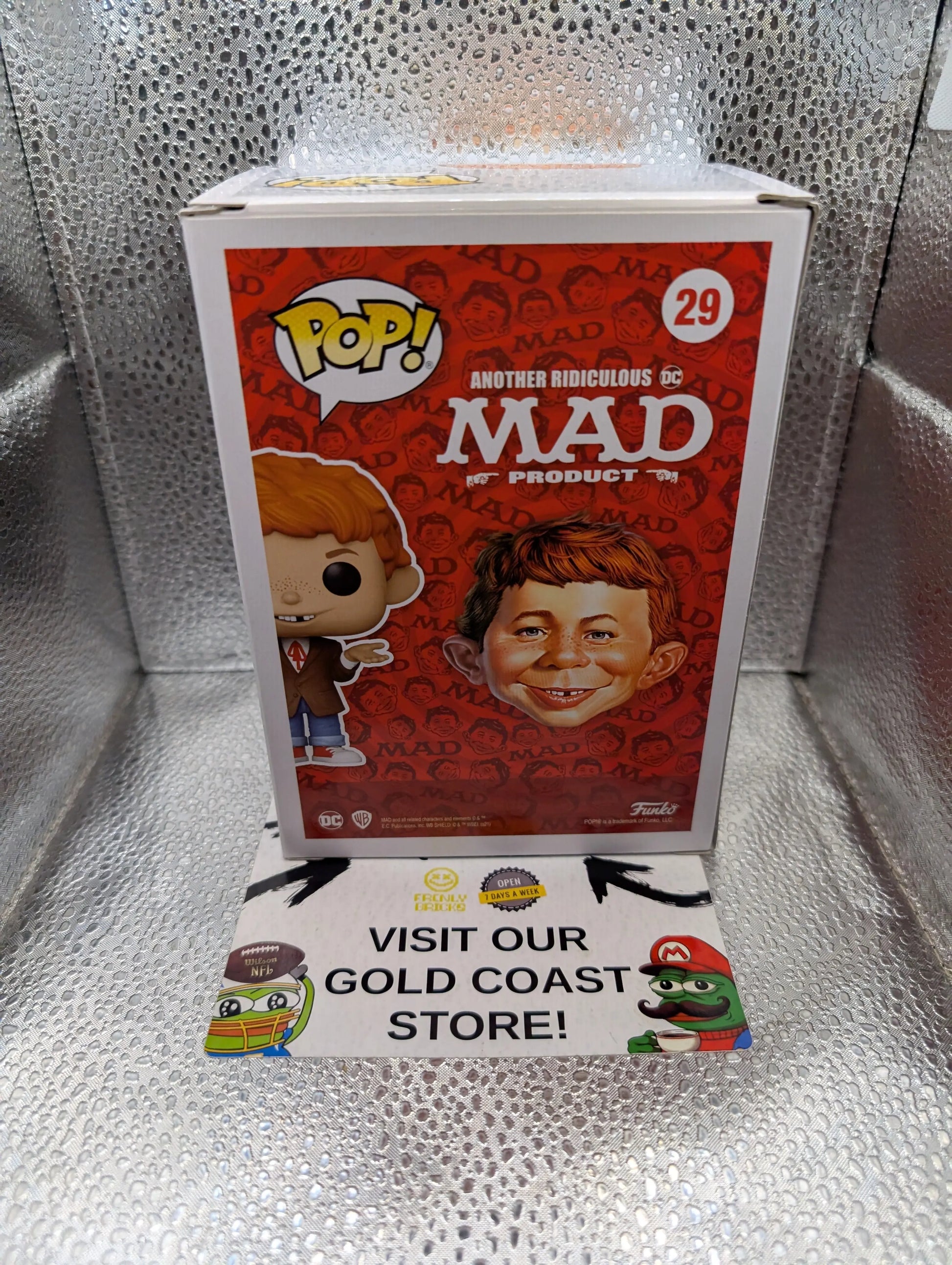 MAD Magazine Alfred E Neuman Funko Pop! Vinyl 29 FRENLY BRICKS - Open 7 Days