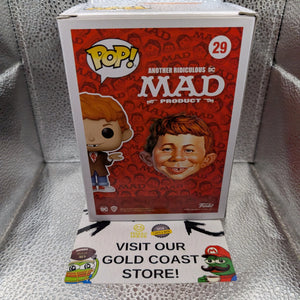 MAD Magazine Alfred E Neuman Funko Pop! Vinyl 29 FRENLY BRICKS - Open 7 Days