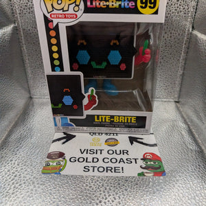 Pop 99 Lite - Brite Funko Vinyl & Pop Protector  Retro Toys FRENLY BRICKS - Open 7 Days