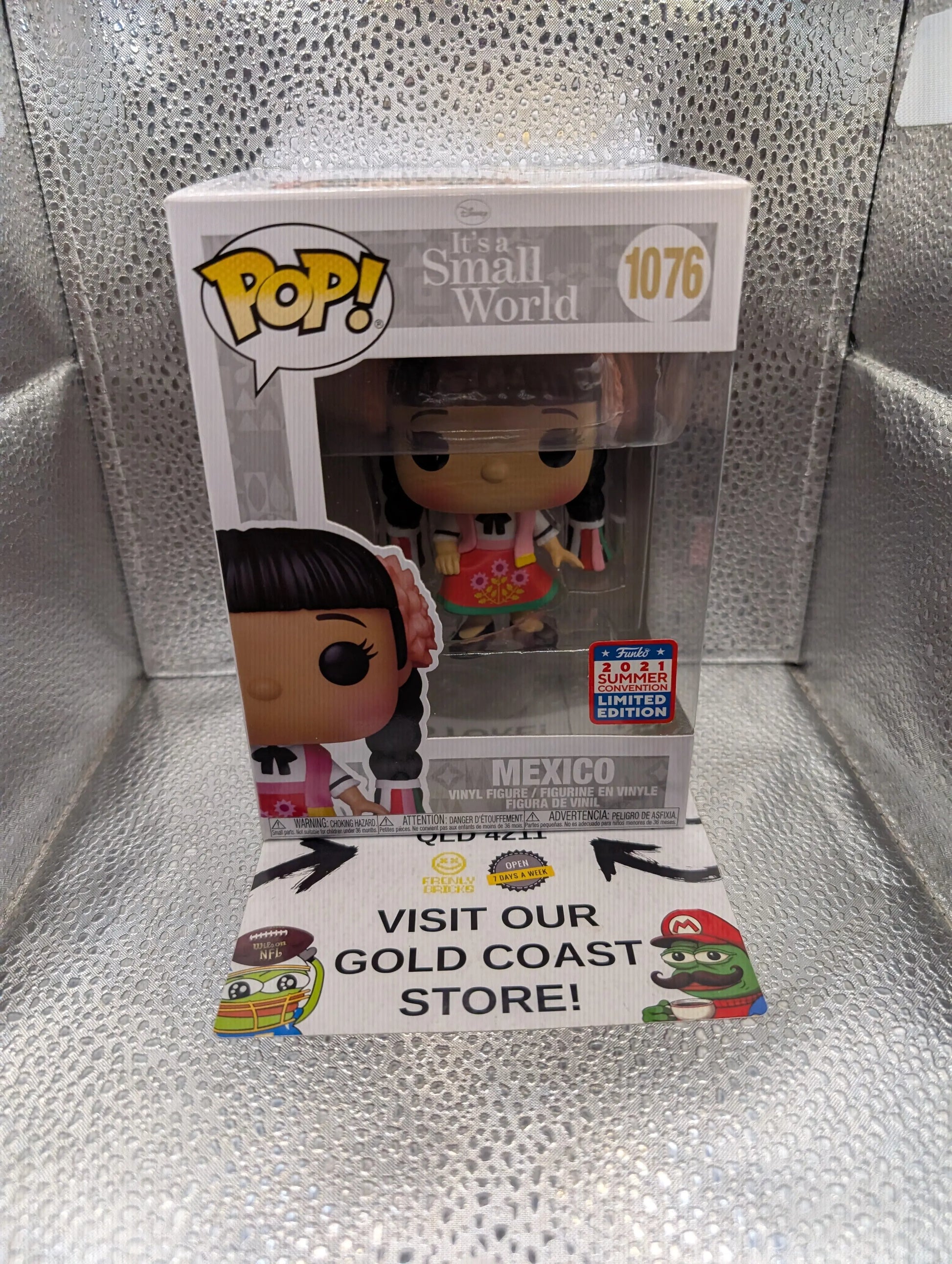 Disney Funko Pop - Mexico - It's a Small World - SDCC - No. 1076 FRENLY BRICKS - Open 7 Days