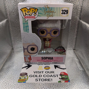 FUNKO POP TELEVISION THE GOLDEN GIRLS #329 SOPHIA (GLITTER) VAULTED VINYL FRENLY BRICKS - Open 7 Days