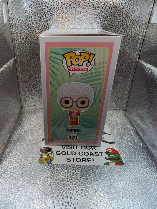 FUNKO POP TELEVISION THE GOLDEN GIRLS #329 SOPHIA (GLITTER) VAULTED VINYL FRENLY BRICKS - Open 7 Days