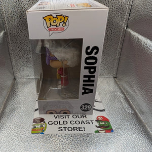 FUNKO POP TELEVISION THE GOLDEN GIRLS #329 SOPHIA (GLITTER) VAULTED VINYL FRENLY BRICKS - Open 7 Days