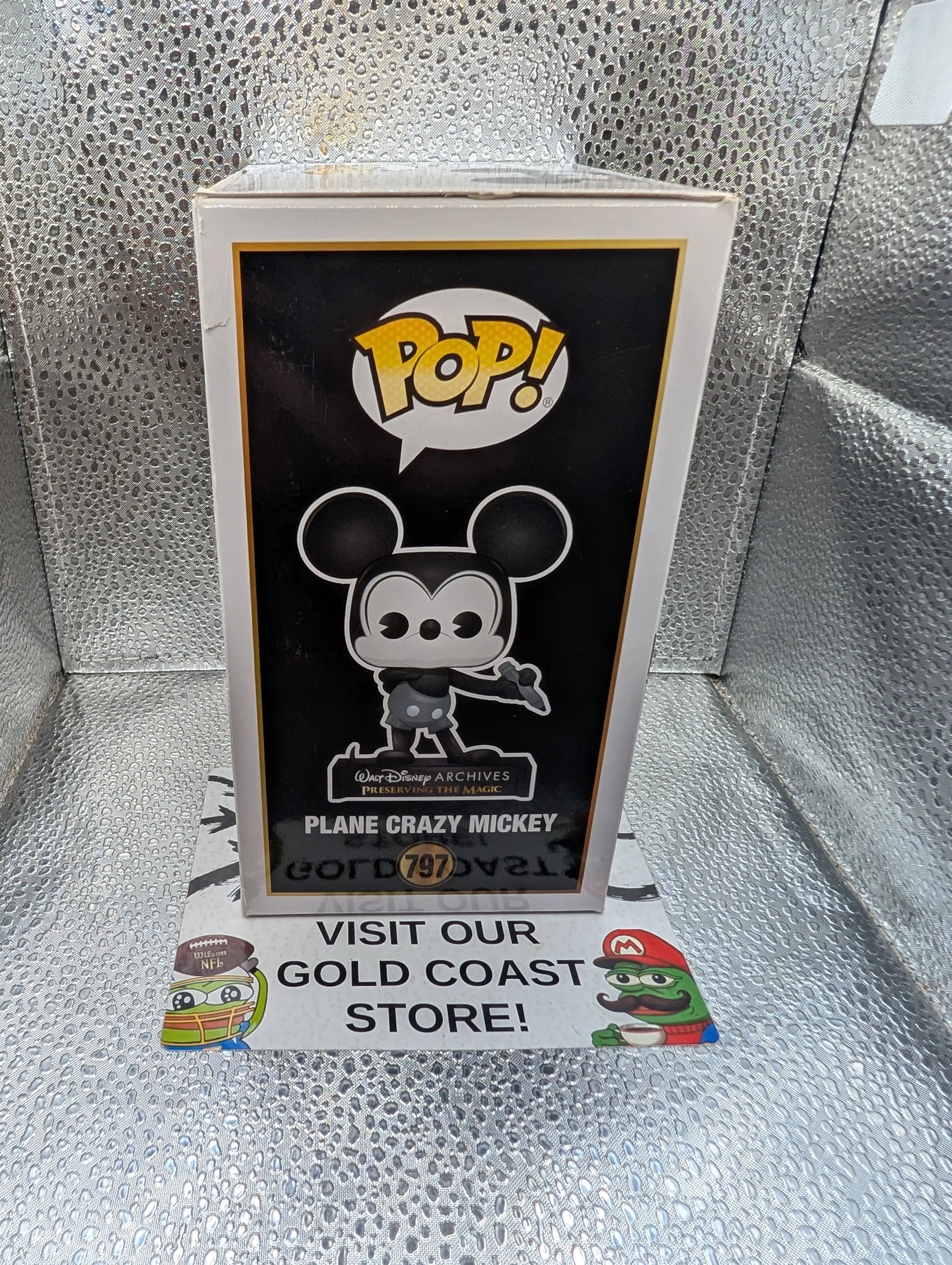 Funko Pop! Vinyl: Disney - Plane Crazy Mickey (Black & White) #797 FRENLY BRICKS - Open 7 Days