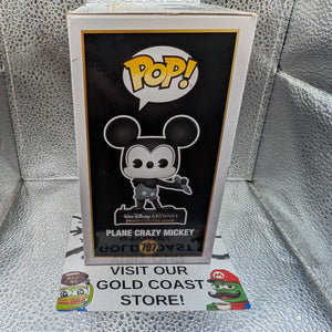 Funko Pop! Vinyl: Disney - Plane Crazy Mickey (Black & White) #797 FRENLY BRICKS - Open 7 Days