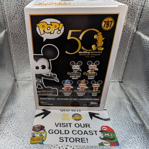 Funko Pop! Vinyl: Disney - Plane Crazy Mickey (Black & White) #797 FRENLY BRICKS - Open 7 Days