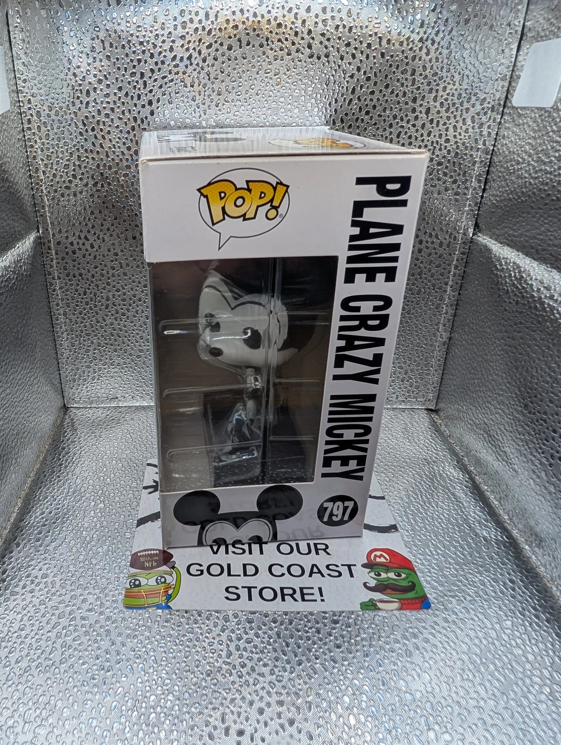 Funko Pop! Vinyl: Disney - Plane Crazy Mickey (Black & White) #797 FRENLY BRICKS - Open 7 Days