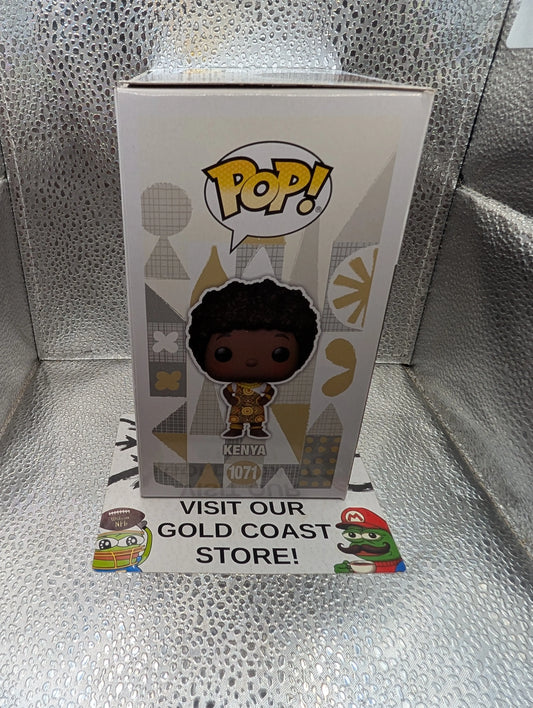 Disney Its a Small World Funko Pop Vinyl Kenya #1071 with Pop Protector FRENLY BRICKS - Open 7 Days
