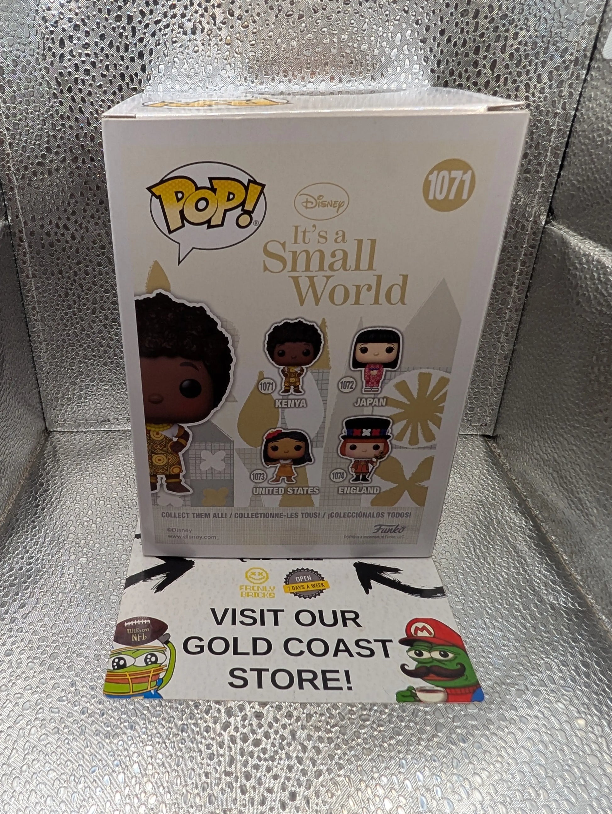 Disney Its a Small World Funko Pop Vinyl Kenya #1071 with Pop Protector FRENLY BRICKS - Open 7 Days