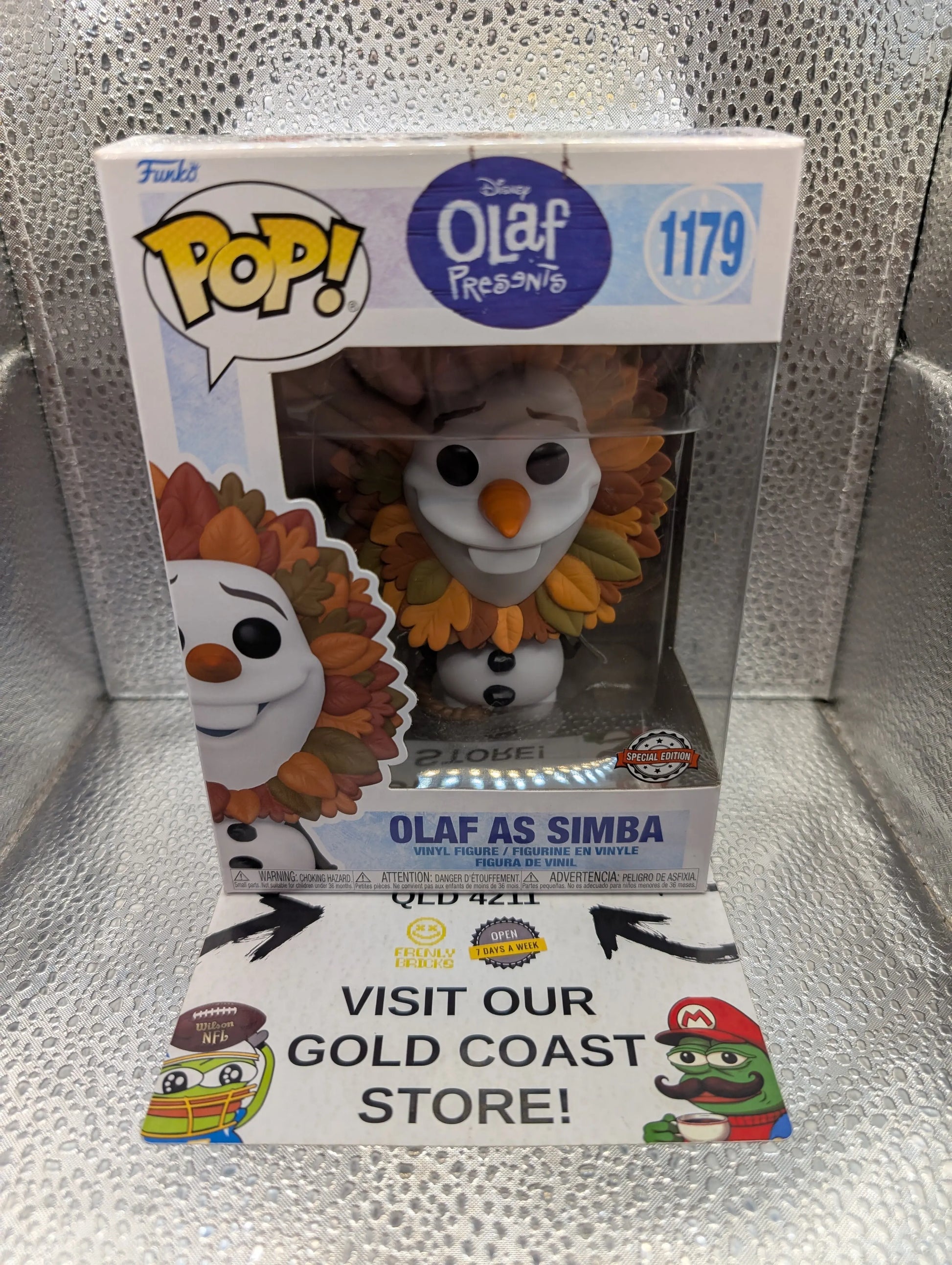 Funko POP Disney Frozen - Olaf As Lion King 1179 FRENLY BRICKS - Open 7 Days