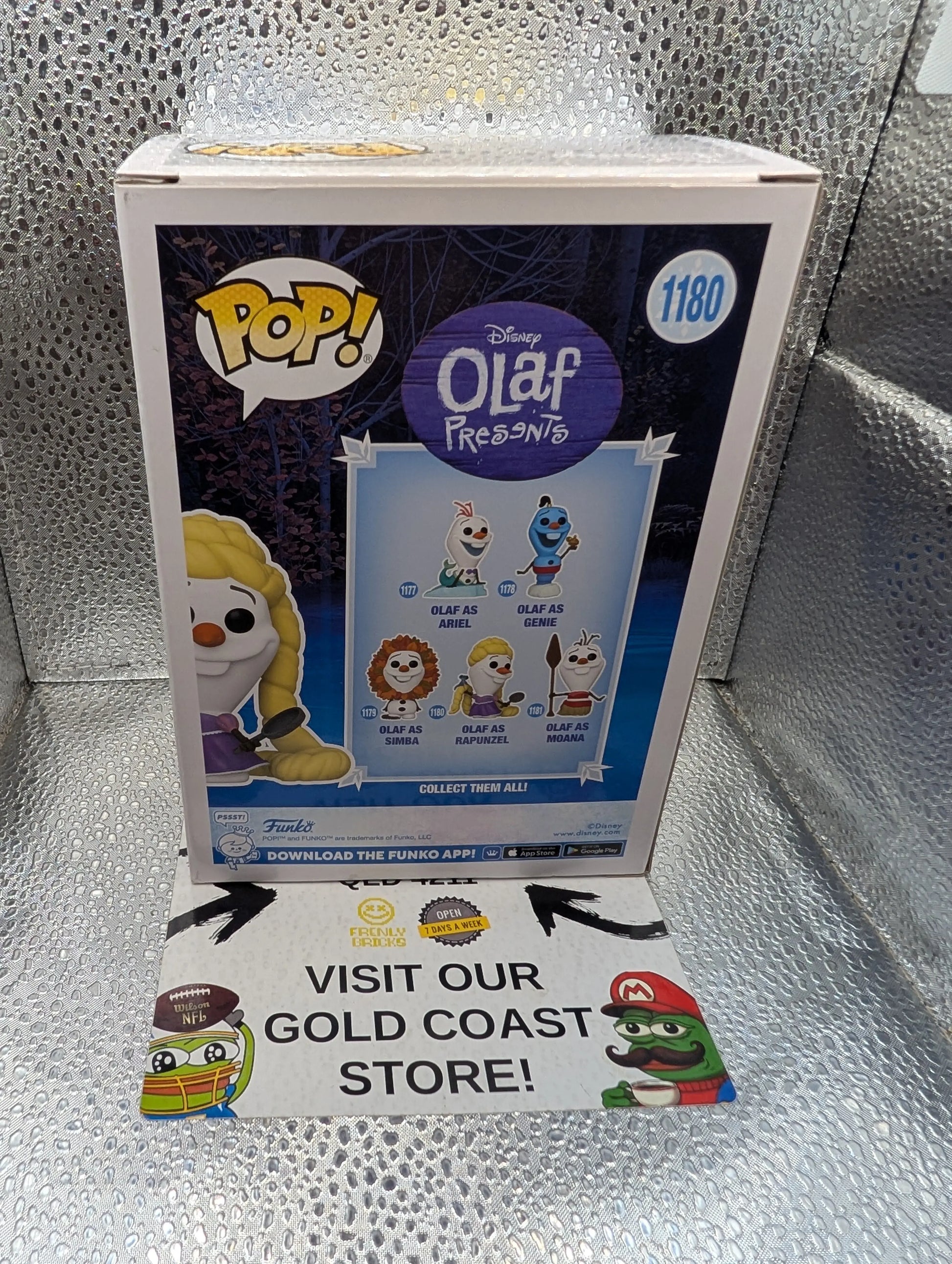 Funko Pop! Vinyl: Disney - Olaf - #1180 With Pop Protector FRENLY BRICKS - Open 7 Days