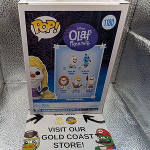 Funko Pop! Vinyl: Disney - Olaf - #1180 With Pop Protector FRENLY BRICKS - Open 7 Days