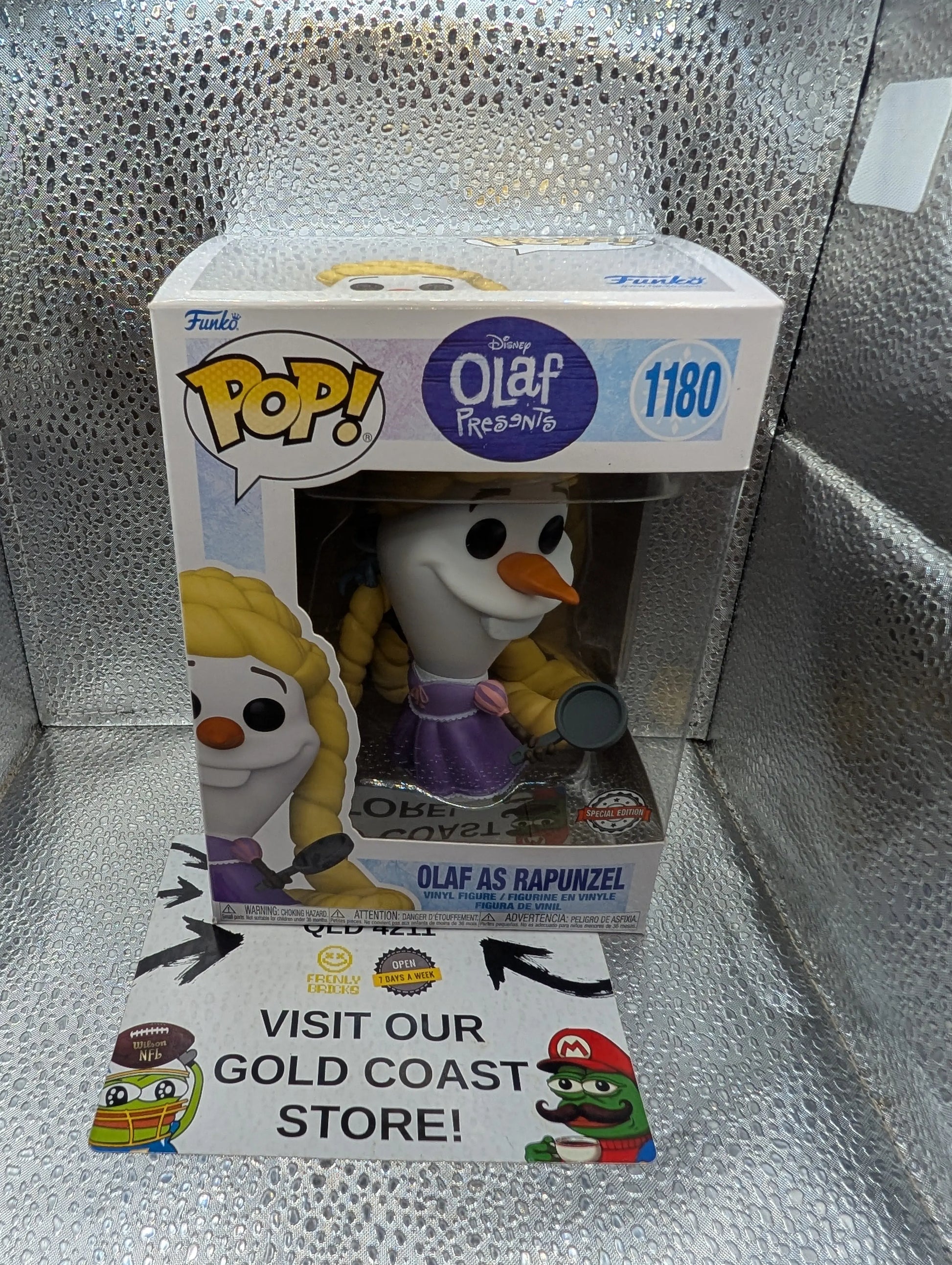 Funko Pop! Vinyl: Disney - Olaf - #1180 With Pop Protector FRENLY BRICKS - Open 7 Days