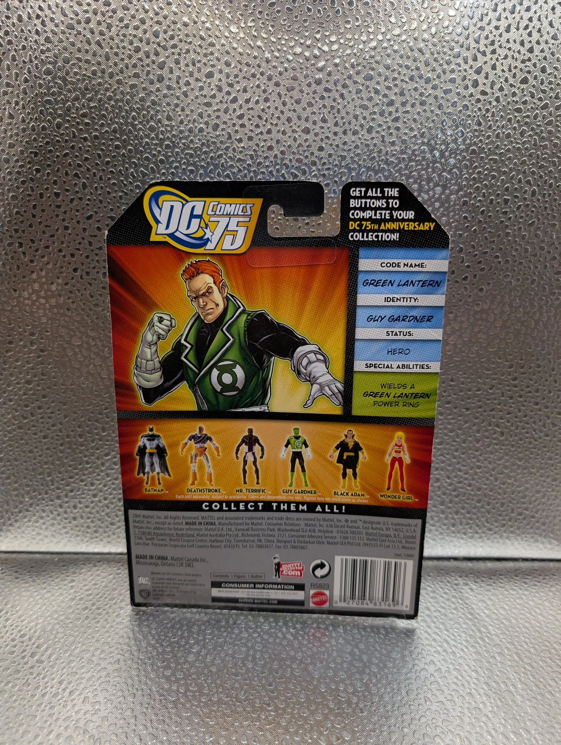 2009 DC Universe 75 Years of Super Power Guy Gardner Action Figure FRENLY BRICKS - Open 7 Days