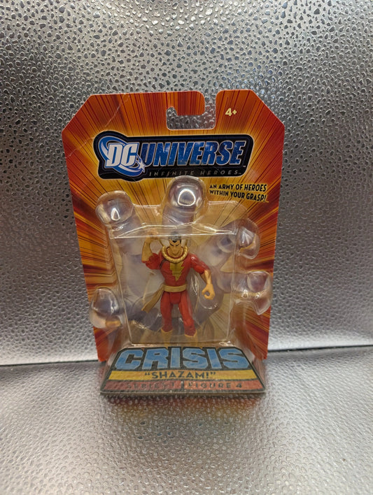 DC Universe "CRISIS" Series 1 - Figure 4 "SHAZAM" New in Package 4" height FRENLY BRICKS - Open 7 Days