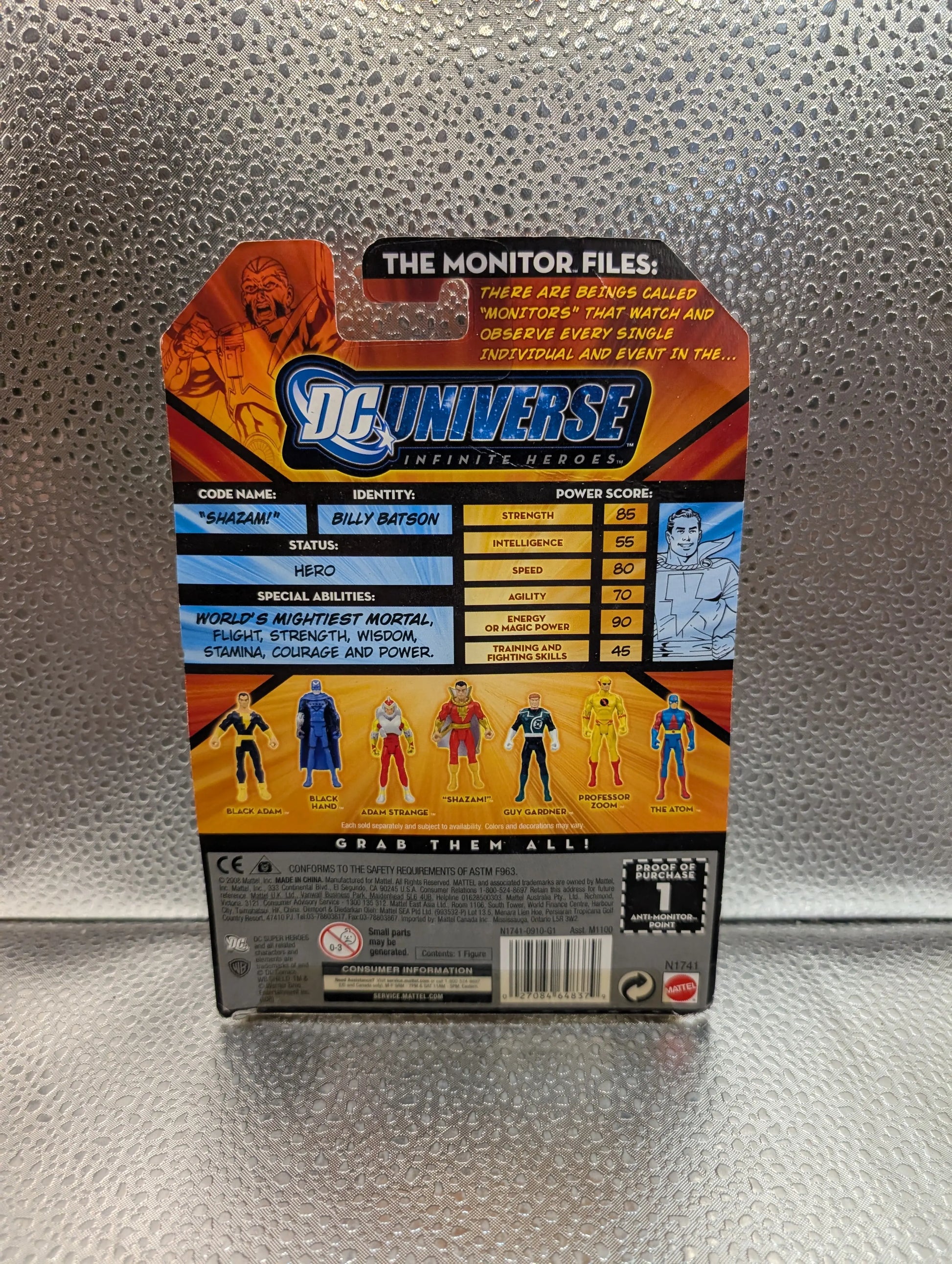 DC Universe "CRISIS" Series 1 - Figure 4 "SHAZAM" New in Package 4" height FRENLY BRICKS - Open 7 Days