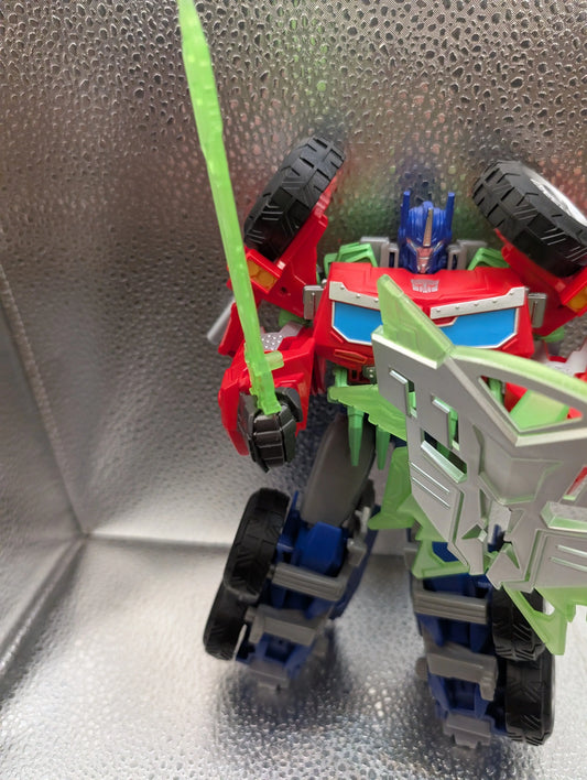 Transformers Prime Beast Hunters - Optimus Prime (Sword & Shield) as photos suggest FRENLY BRICKS - Open 7 Days