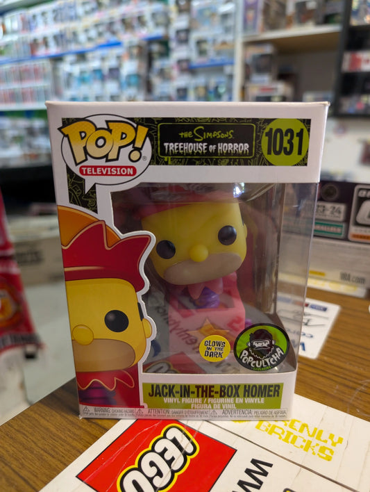 Jack-In-The-Box Homer (Glows) 1031 ~ The Simpsons ~ Funko Pop Vinyl FRENLY BRICKS - Open 7 Days