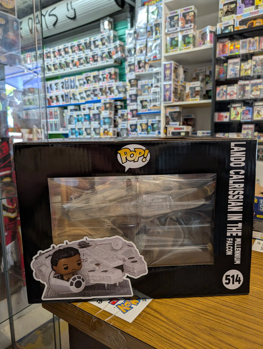Funko Pop!  #514 Star Wars Lando Calrissian in The Millennium Falcon 2022 FRENLY BRICKS - Open 7 Days